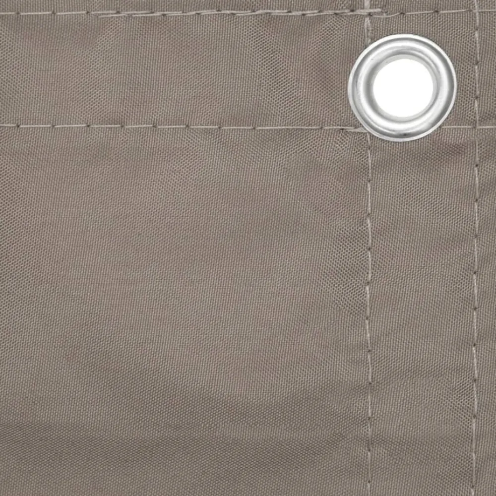 New FinePRICE Parvekkeen suoja harmaanruskea 120x400 cm oxford kangas