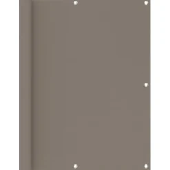 New FinePRICE Parvekkeen suoja harmaanruskea 120x400 cm oxford kangas