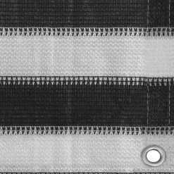 Best FinePRICE Parvekkeen suoja hdpe 75x300 cm antrasiitti ja valkoinen