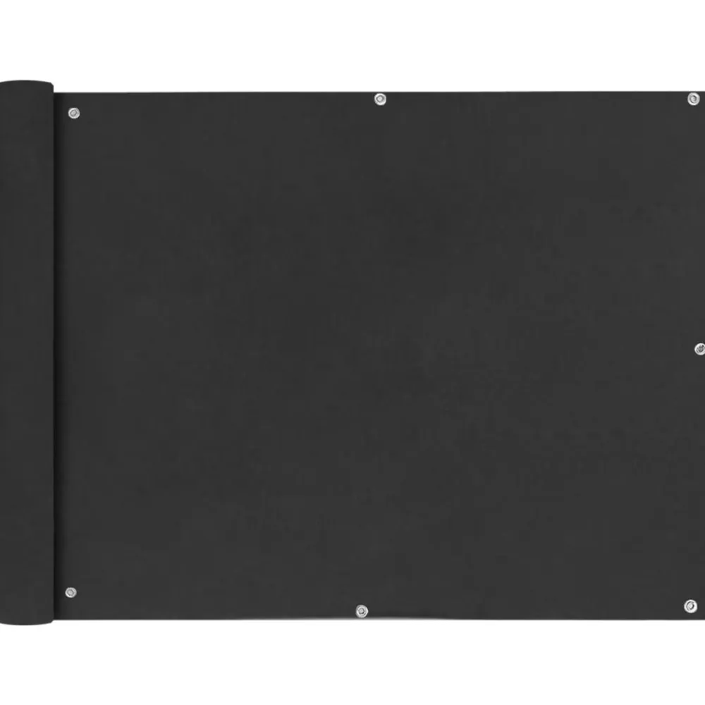 Best FinePRICE Parvekkeen suoja 75x300 cm Oxford-kangas musta
