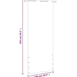 Hot FinePRICE Parvekkeen suoja 120x240 cm Oxford-kangas vaaleanvihreä