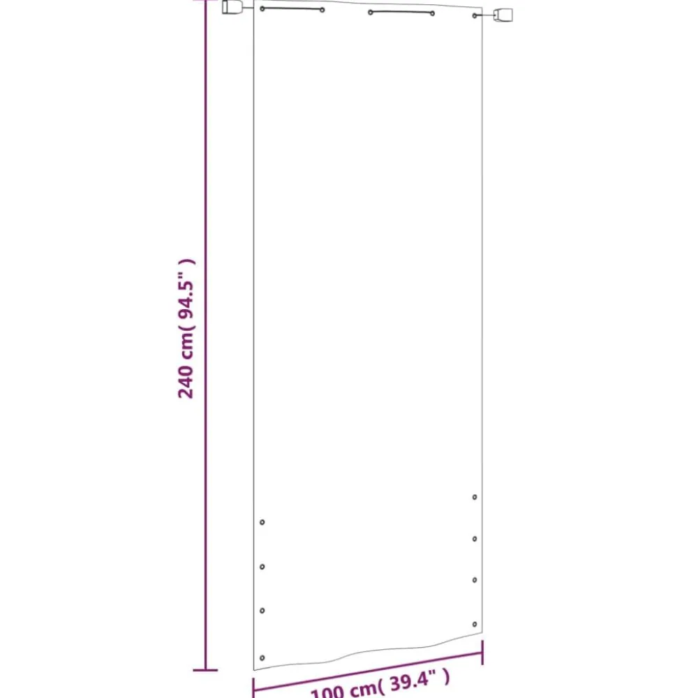 Hot FinePRICE Parvekkeen suoja 120x240 cm Oxford-kangas vaaleanvihreä