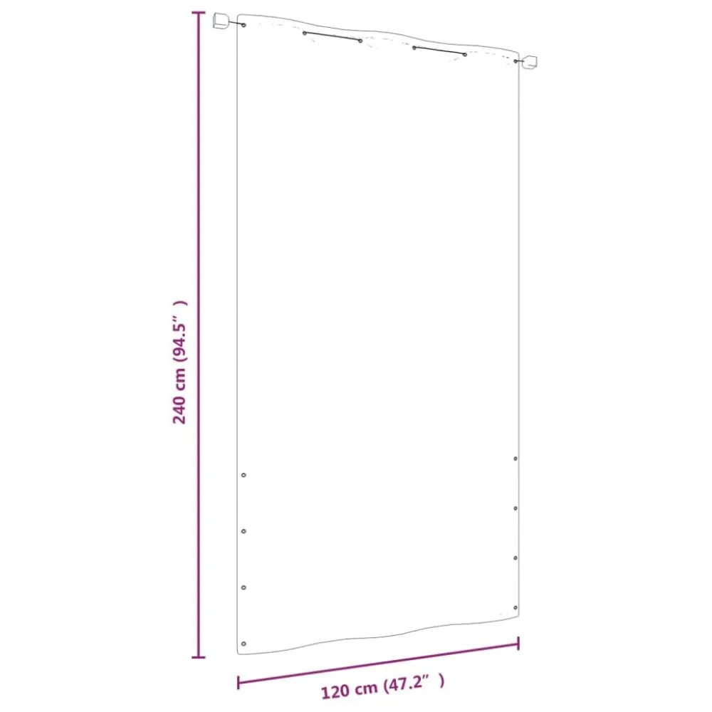Hot FinePRICE Parvekkeen suoja 120x240 cm Oxford-kangas vaaleanvihreä