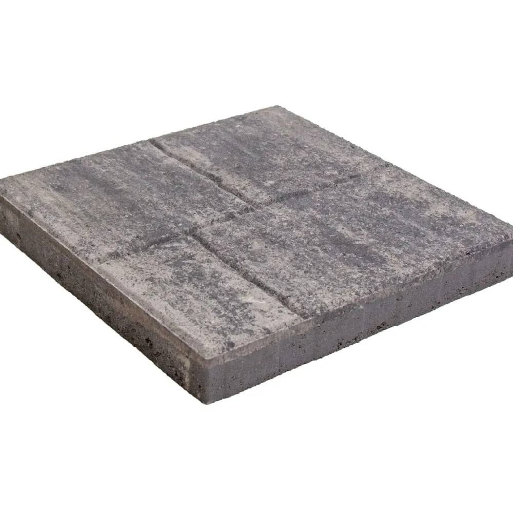 New Lakka Rakennustuotteet Patiolaatta Lakka 405, 400x400x50mm, pintakuvioitu, harmaa