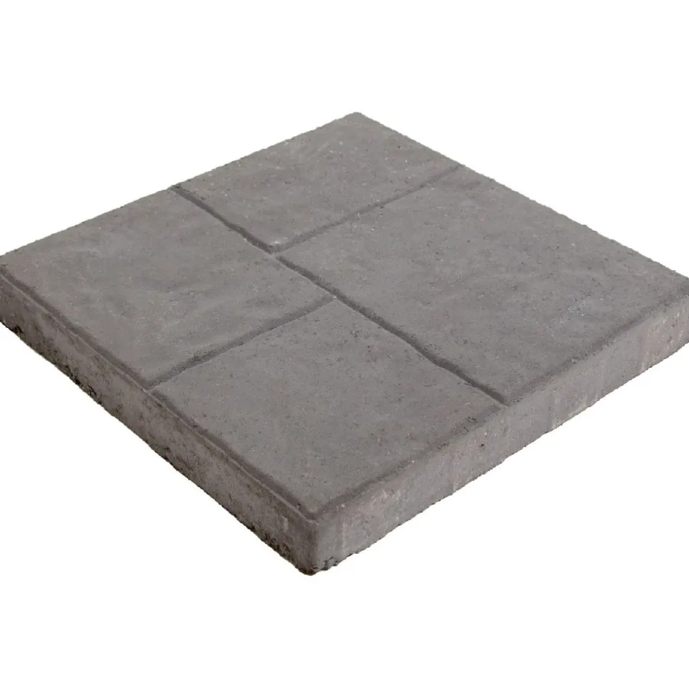 New Lakka Rakennustuotteet Patiolaatta Lakka 405, 400x400x50mm, pintakuvioitu, harmaa