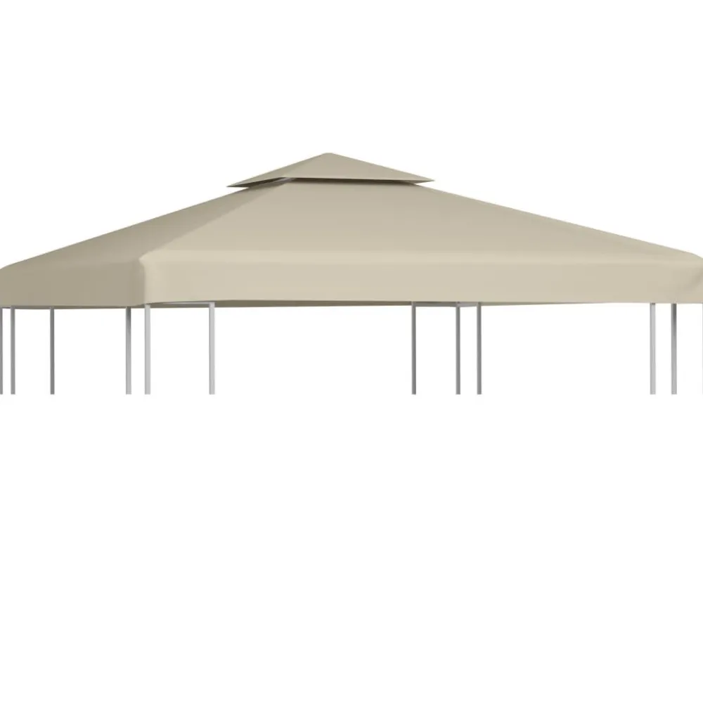 New FinePRICE Paviljongin kangaskatto 310g/m² beige 3x3m