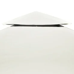 Clearance FinePRICE Paviljongin kangaskatto 310g/m² kermanvalkoinen 3x4m