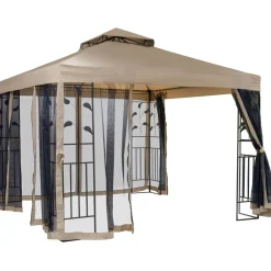 Best Home4you Paviljonki Leaf, 3x3m, beige