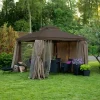 Best Home4you Paviljonki Legend, 2,91x3,91 m, ruskea/beige