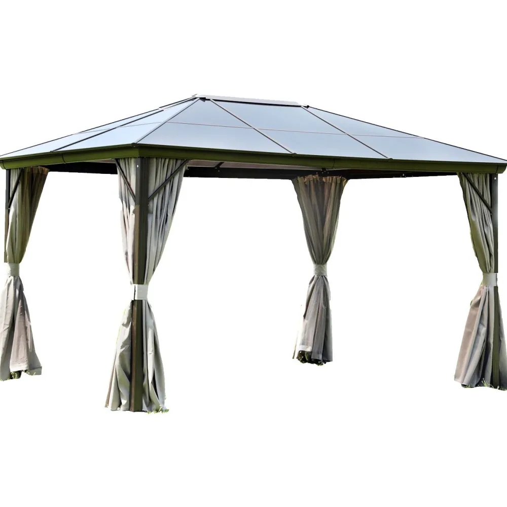 Home4you Paviljonki Sunset, 3x4m, ruskea/vaaleanbeige