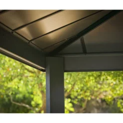 Hot Palram-Canopia Paviljonki Dallas, 17.6m², 4.3x4.3m, 14x14ft, harmaa