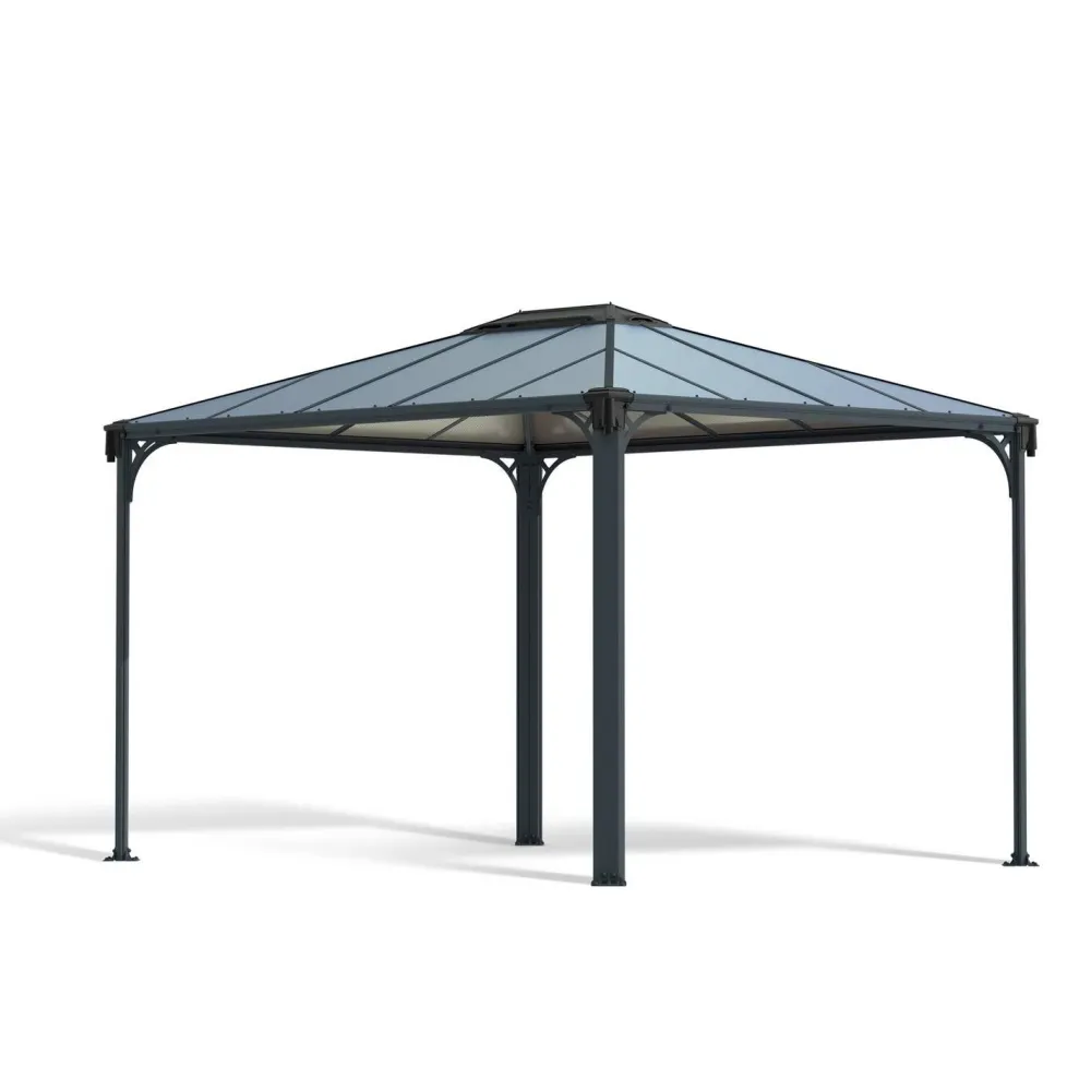 Best Palram-Canopia Paviljonki Martinique 3600 3 x 3,6 m 10,8 m² harmaa