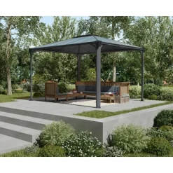 Best Palram-Canopia Paviljonki Martinique 3600 3 x 3,6 m 10,8 m² harmaa