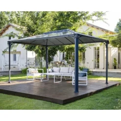 Best Palram-Canopia Paviljonki Martinique 3600 3 x 3,6 m 10,8 m² harmaa