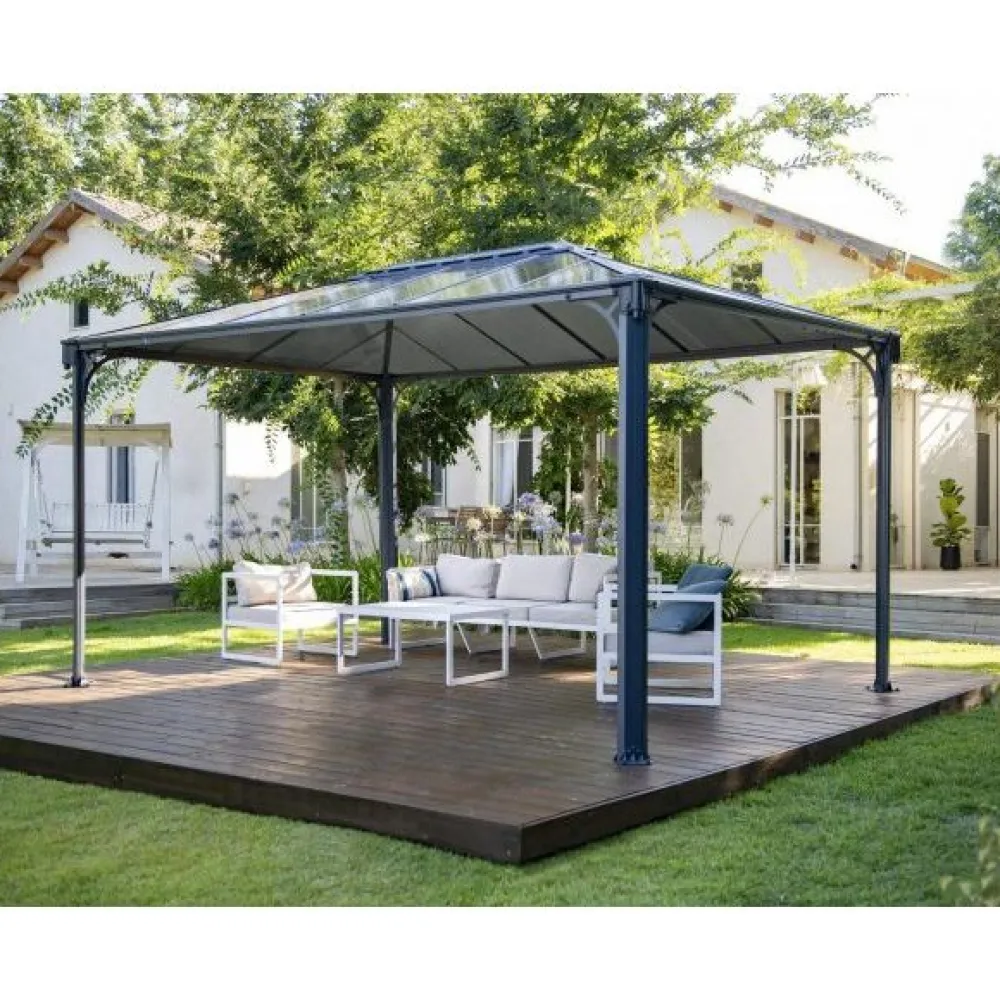 Best Palram-Canopia Paviljonki Martinique 3600 3 x 3,6 m 10,8 m² harmaa