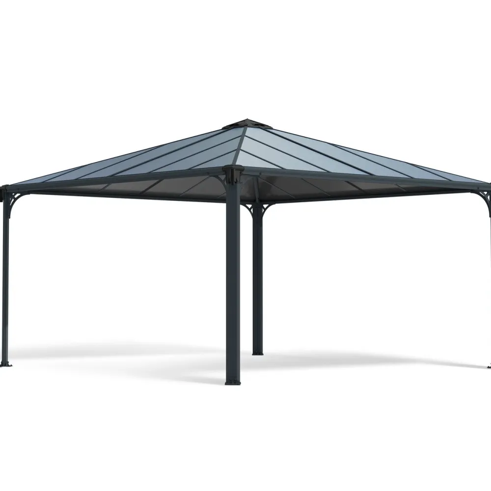Palram-Canopia Paviljonki Palermo 4300 4,3 x 4,3 m 18,5 m² harmaa