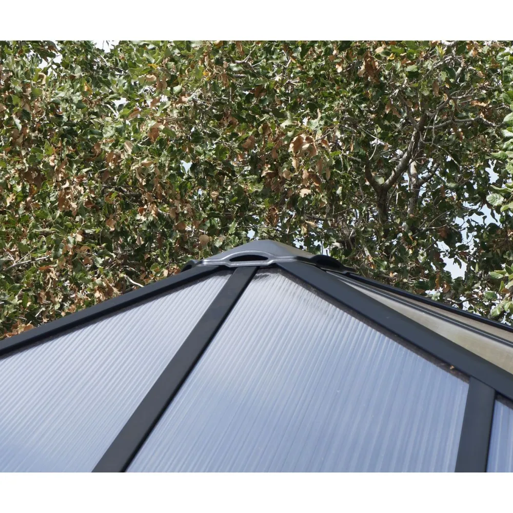 Best Palram-Canopia Paviljonki Palermo 3000 3 x 3 m 8,7 m² harmaa