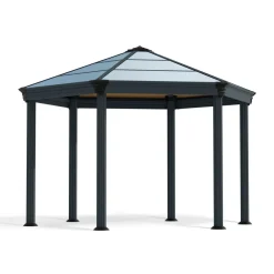 Online Palram-Canopia Paviljonki Roma 6-kulmainen 3,6 x 4, 2 m 14,9 m² harmaa
