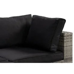 Online Comfort Garden Pehmusteen päällinen Bahamas- kulmamoduuliin musta