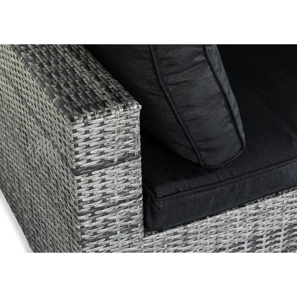Online Comfort Garden Pehmusteen päällinen Bahamas- kulmamoduuliin musta