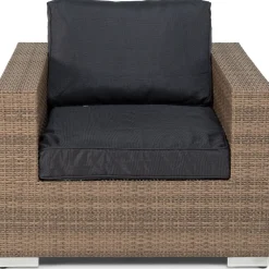 Clearance Comfort Garden Pehmusteen päällinen Bahamas- nojatuoliin, tummanharmaa