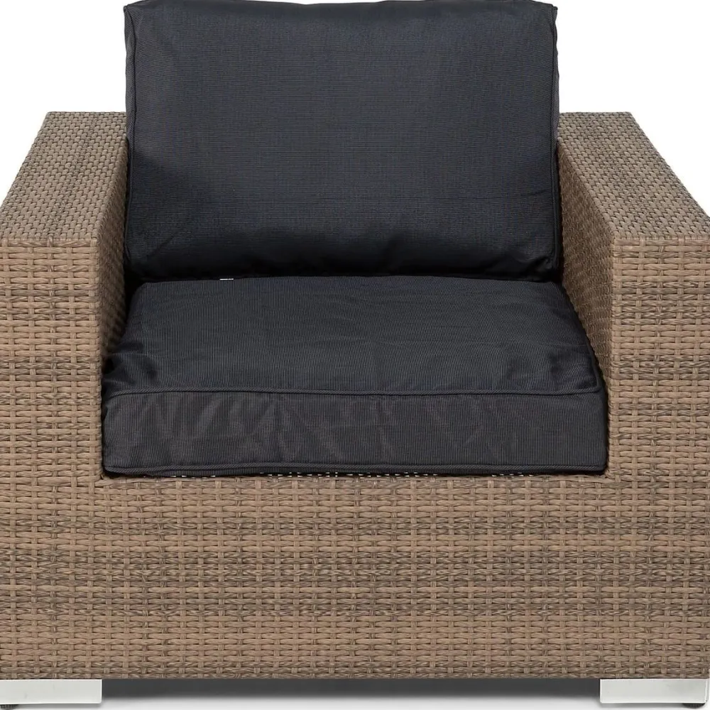Clearance Comfort Garden Pehmusteen päällinen Bahamas- nojatuoliin, tummanharmaa