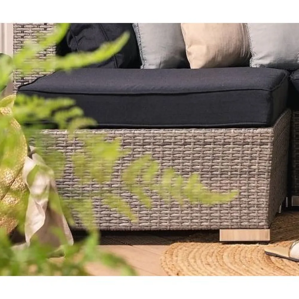 Online Comfort Garden Pehmusteen päällinen Bahamas rahi/pöytä musta