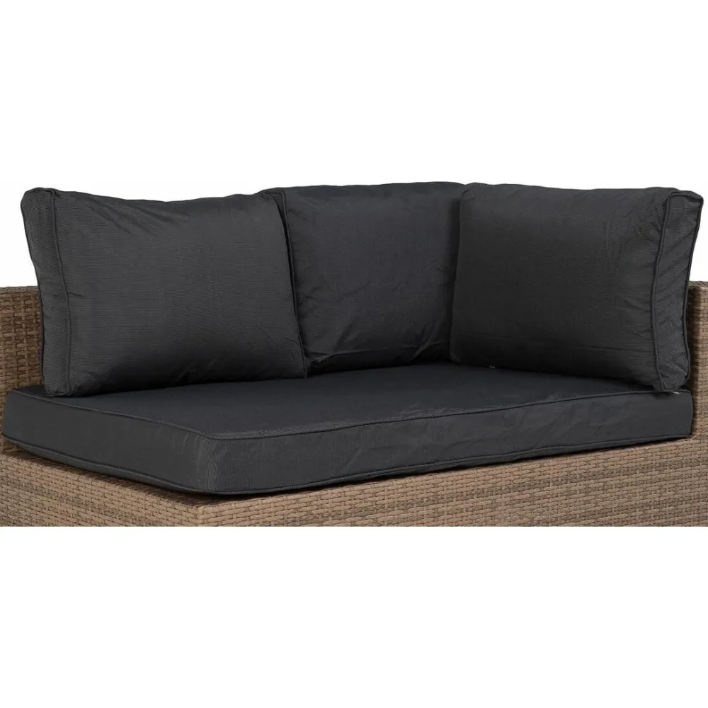 Outlet Comfort Garden Pehmusteen päällinen Bahamas- sohvan päätymoduuliin tummanharmaa