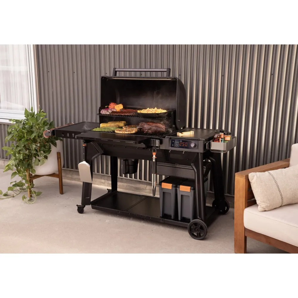 Online Traeger Pellettigrilli Woodridge Pro, musta