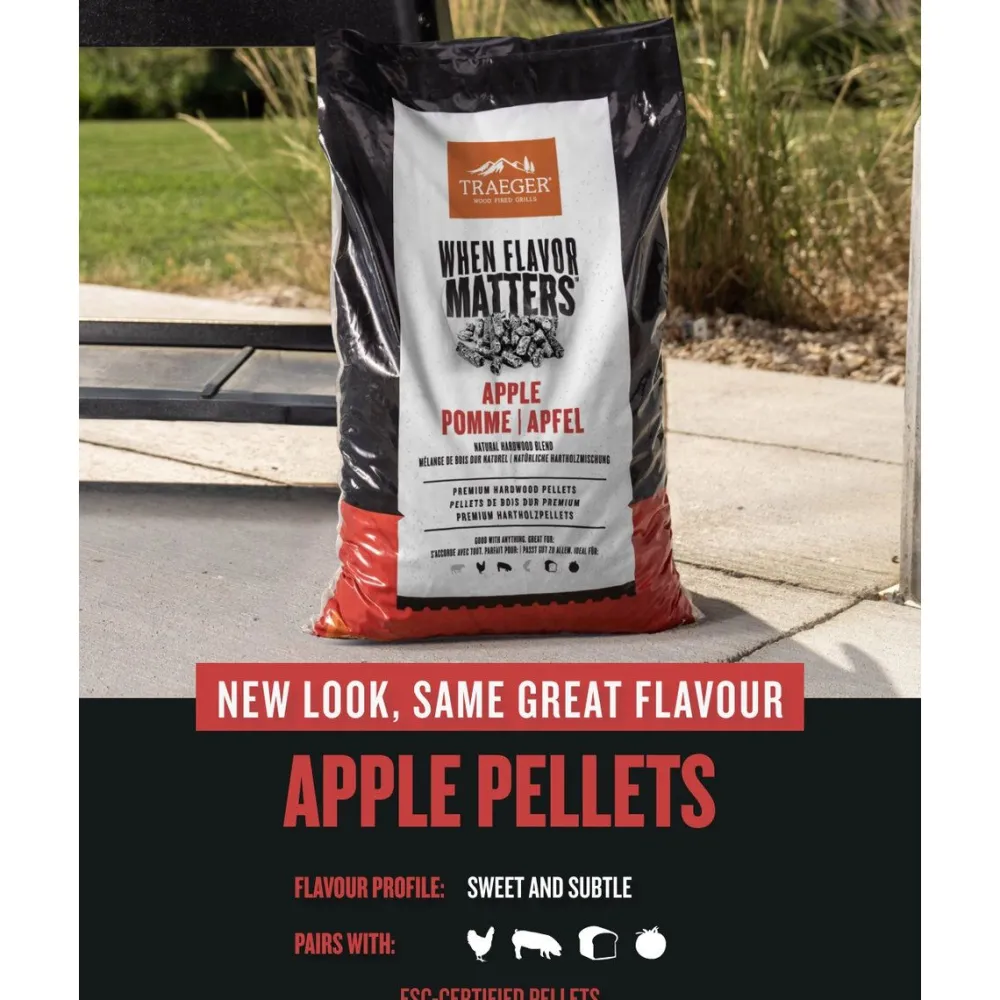 Best Traeger Pelletti Apple EU, 9kg, omena