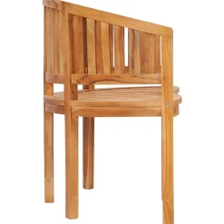 Best FinePRICE Penkki banaanin muotoinen 151 cm täysi tiikki