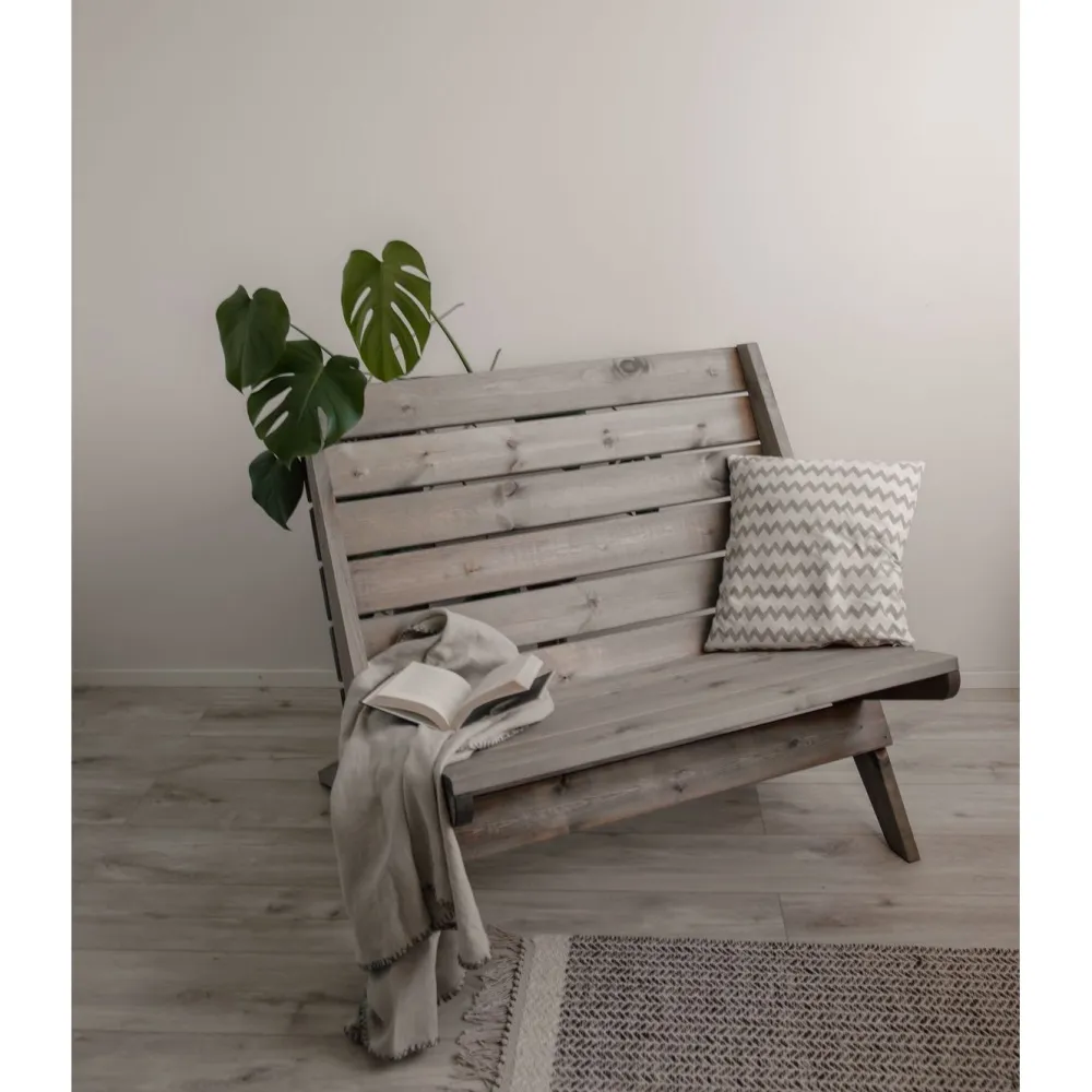 New EcoFurn Penkki TuplaGranny 2.0 mänty harmaa