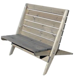 New EcoFurn Penkki TuplaGranny 2.0 mänty harmaa