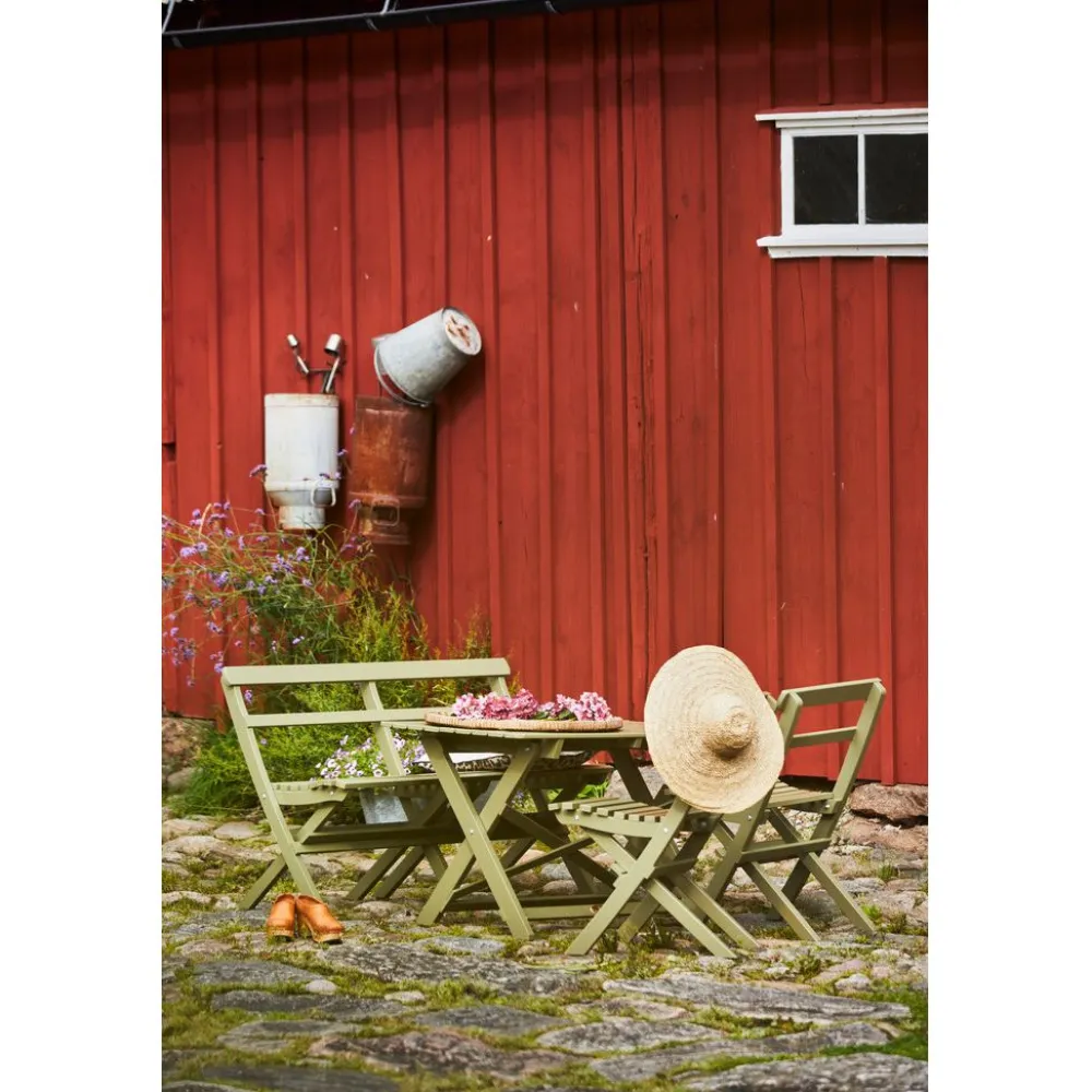 Discount Hillerstorp Penkki Torpet 2-istuttava taitettava valkoinen