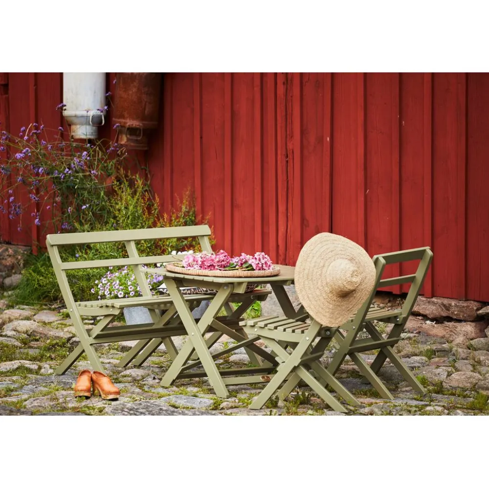 Discount Hillerstorp Penkki Torpet 2-istuttava taitettava valkoinen