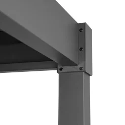 Home4you Pergola Mirador-80, 300x300cm, tummanharmaa