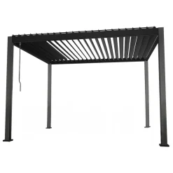 Online Home4you Pergola Mirador-111, 300x400cm, tummanharmaa