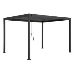 Online Home4you Pergola Mirador-88, 300x300cm, tummanharmaa