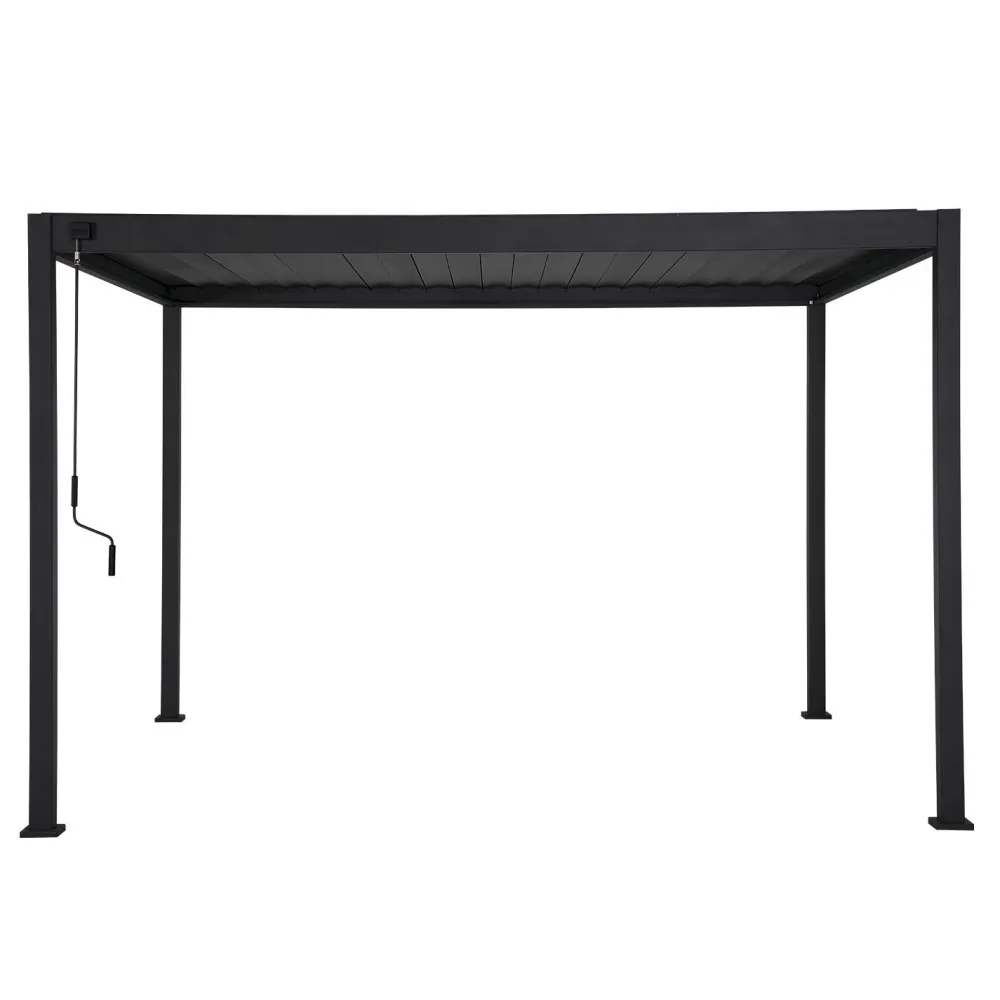 Online Home4you Pergola Mirador-88, 300x300cm, tummanharmaa