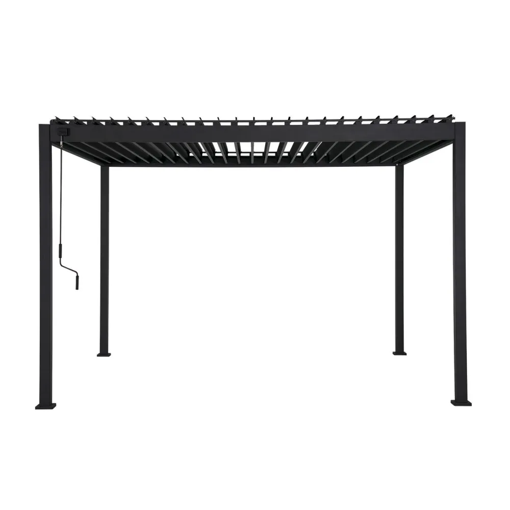 Online Home4you Pergola Mirador-88, 300x300cm, tummanharmaa