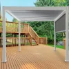 Clearance Home4you Pergola Mirador-111, 300x400cm, valkoinen