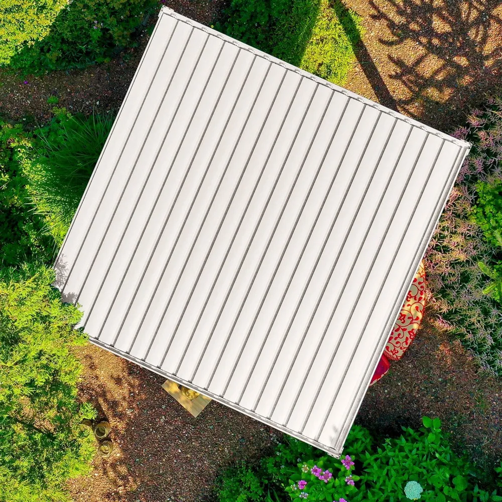 Clearance Home4you Pergola Mirador-111, 300x400cm, valkoinen