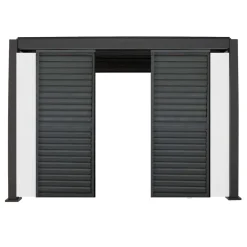 Outlet Home4you Pergolan säleikköpaneeli Mirador-111, 60x309x232,45cm, valkoinen
