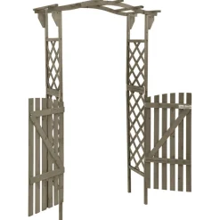 FinePRICE Pergola portilla, 116x40x204cm, kuusi, eri värejä