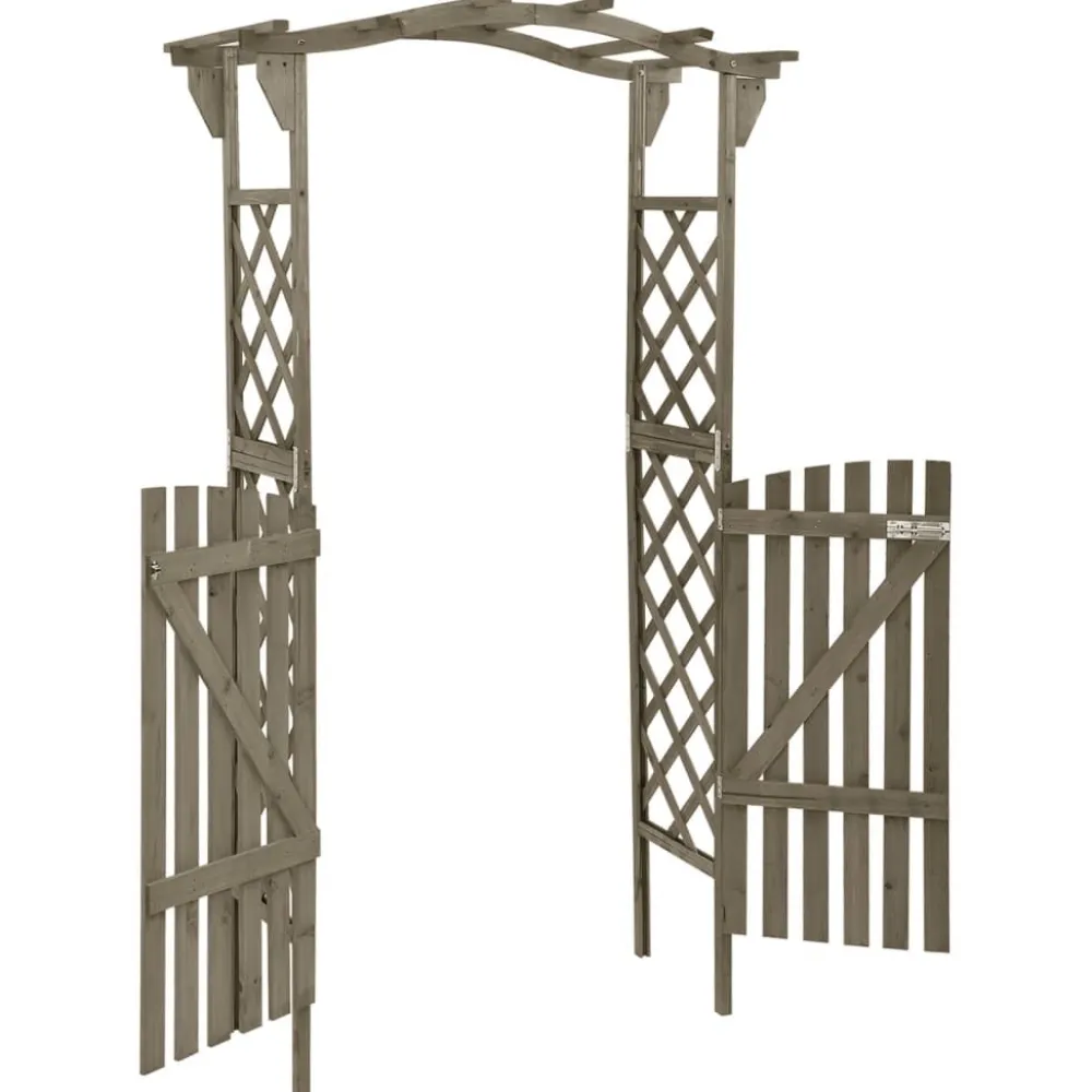FinePRICE Pergola portilla, 116x40x204cm, kuusi, eri värejä