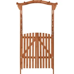 FinePRICE Pergola portilla, 116x40x204cm, kuusi, eri värejä