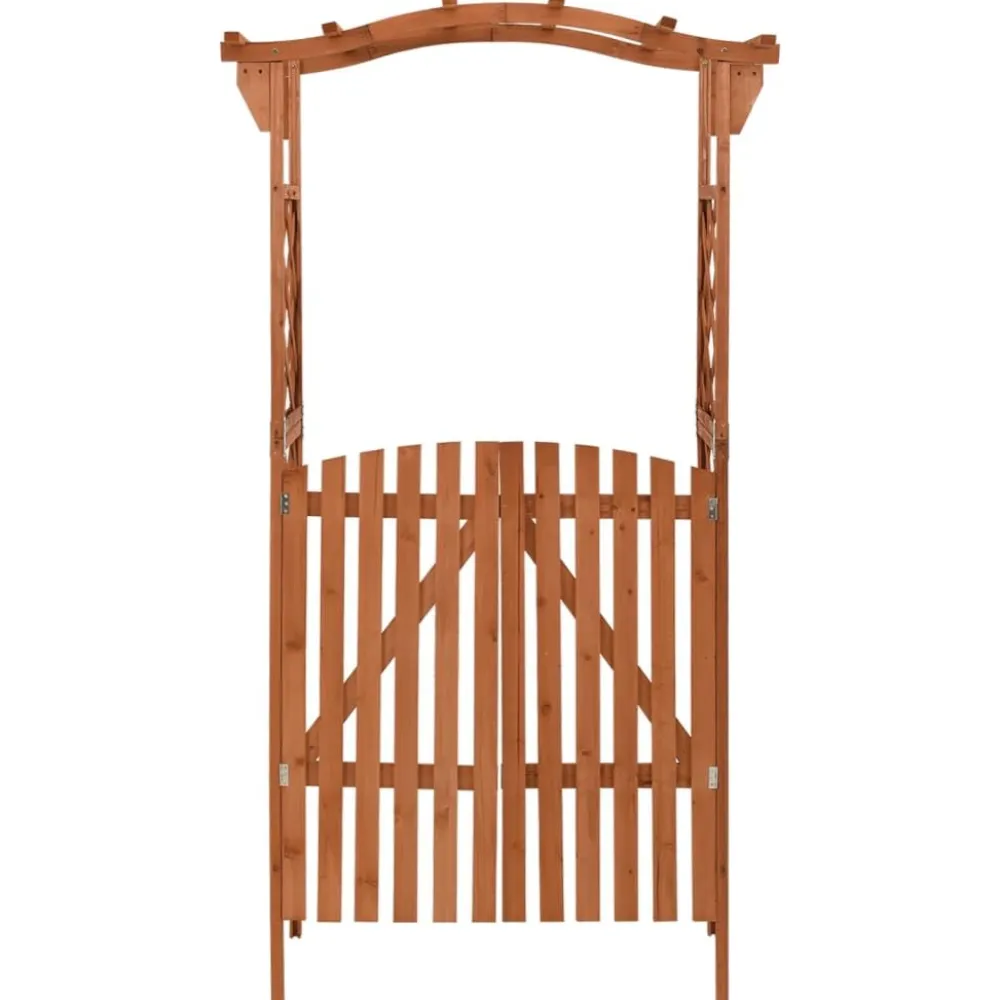 FinePRICE Pergola portilla, 116x40x204cm, kuusi, eri värejä