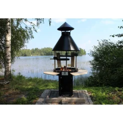 Carelia Grill Pihagrilli ® 9K-80 Premium korkea musta