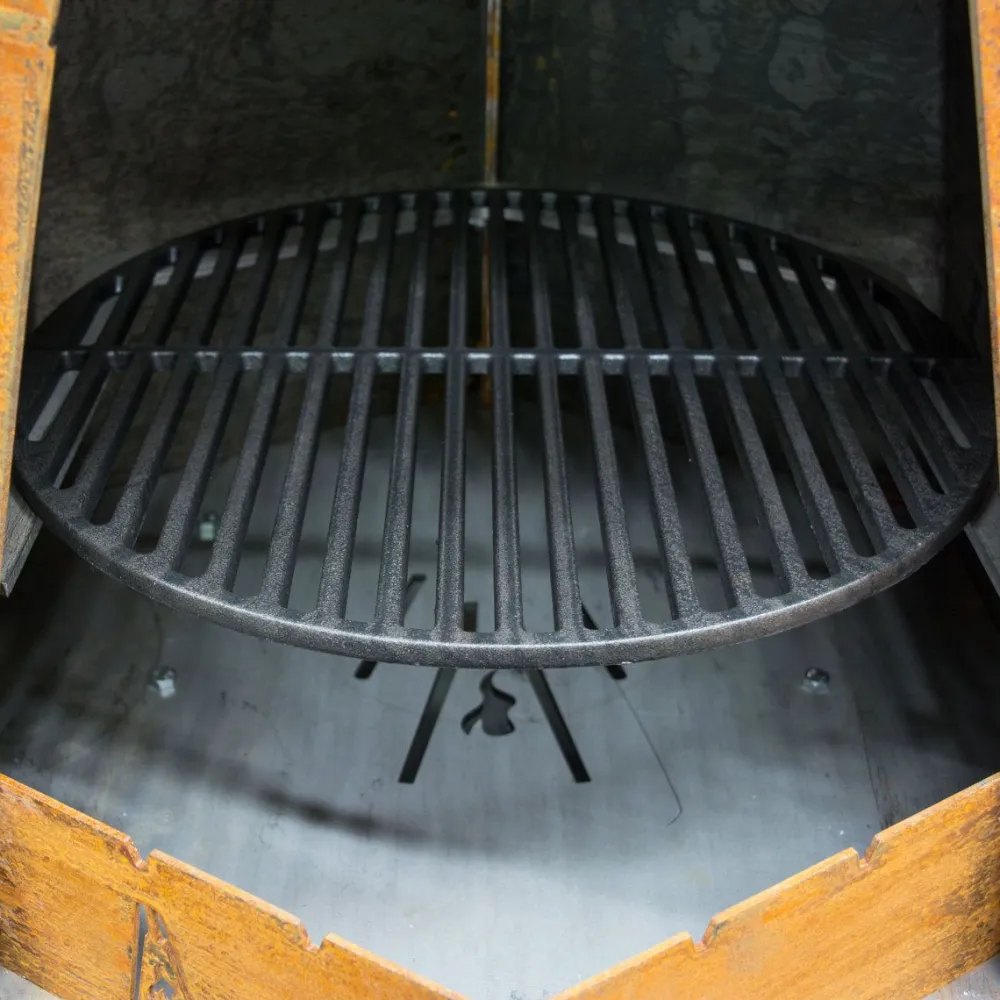 Clearance FIREHUT Pihagrilli ® 1415x760x750 mm corten teräs