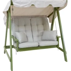 Eden Wood Pihakeinu Mellby 2-istuttava, leveys 155cm, ruskea